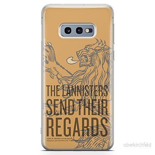 ERT GROUP mobiltelefonfodral för Samsung S10e originalt och officiellt licensierat Game od Thrones mönster of 014 anpassad till formen på mobiltelefonen, fodral tillverkad av TPU plast 5903932682083