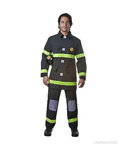 Dress Up America Vuxen Svart Brand Kämpe Kostym 86138906674