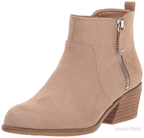 Dr. Scholl's Shoes Dam laglösa ankelstövlar, Rostat taupe tyg, 42.5 EU 742976890550
