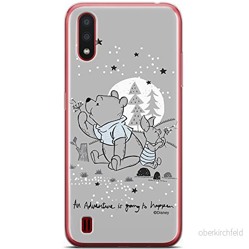 ERT GROUP mobiltelefonfodral för Samsung A01 originalt och officiellt licensierat Disney mönster Winnie the Pooh and friends 008 anpassad till formen på mobiltelefonen, fodral tillverkad av TPU plast 5904805421099