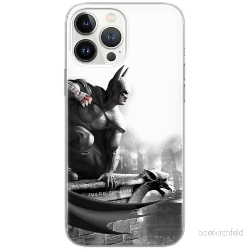 ERT GROUP mobiltelefonfodral för Samsung S10 originalt och officiellt licensierat DC mönster Batman 017 Vit optimalt anpassad till formen på mobiltelefonen, fodral tillverkad av TPU plast 5902980051858