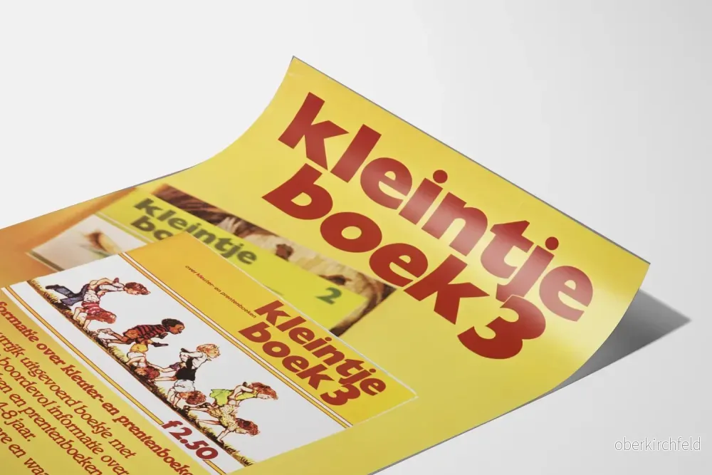 Vintageposter Kleintje Boek 3 - Väggdekoration för barn 4-8 år - Bild 3