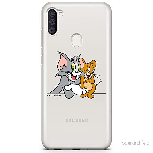 ERT GROUP mobiltelefonfodral för Samsung A11 / M11 originalt och officiellt licensierat Tom and Jerry mönster 005 optimalt anpassad till formen på mobiltelefonen, gedeeltelijk transparant 5904805248559
