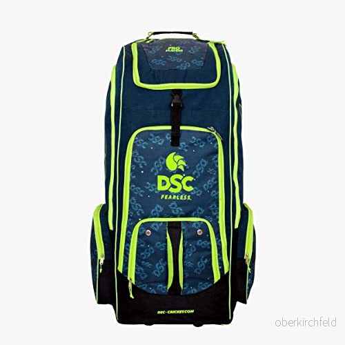 DSC Condor Pro Player duffel Range Kit Bag Färg: Blå Storlek: 99 cm X 36,8 40,6 Material: Polyester Multifunktionell kraftig cricketryggsäck Lättåtkomliga fickor 8904223267627