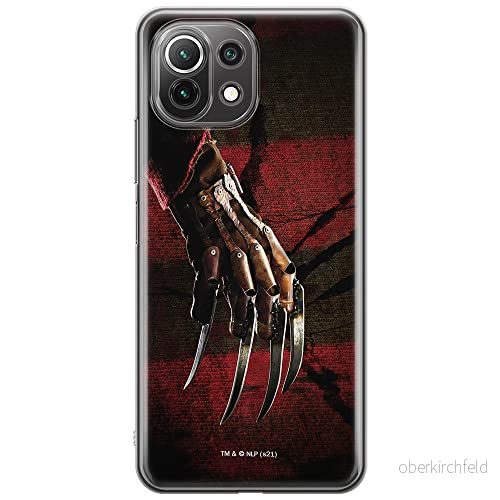 ERT GROUP mobiltelefonfodral för Xiaomi 11 LITE 4G/5G originalt och officiellt licensierat Horror mönster Nightmare of Elm Street 002, fodral tillverkad av TPU plast 5905511073275