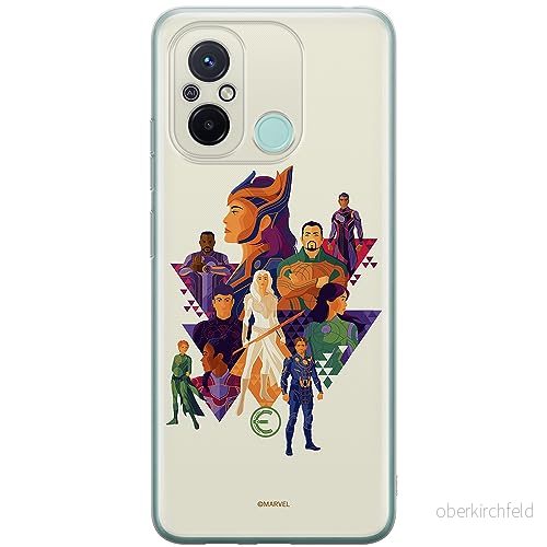 ERT GROUP mobiltelefonfodral för Xiaomi REDMI 12C/ 11A originalt och officiellt licensierat Marvel mönster Eternals 007 anpassad till formen på mobiltelefonen, fodral tillverkad av TPU plast 5905511845261