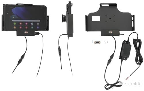 Brodit Produkthållare 713364 Tillverkad i Sverige med laddningsfunktion för smartphones Samsung Galaxy Tab Active 2 SM T390/SM T395, 3 T570/SM T575 7320287133646