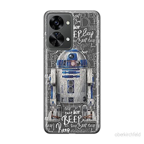 ERT GROUP mobiltelefonfodral för Oneplus NORD 2T 5G originalt och officiellt licensierat Star Wars mönster R2D2 004 optimalt anpassad till formen på mobiltelefonen, fodral tillverkad av TPU plast 5905511278328