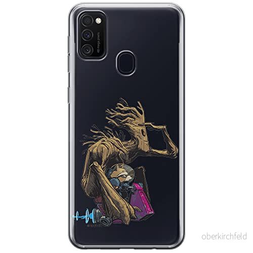 ERT GROUP mobiltelefonfodral för Samsung M21 originalt och officiellt licensierat Marvel mönster Guardians of the Galaxy 004 optimalt anpassad till formen på mobiltelefonen, gedeeltelijk transparant 5903537837659