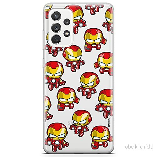 ERT GROUP mobiltelefonfodral för Samsung A72 5G originalt och officiellt licensierat Marvel mönster Iron Man 031 optimalt anpassad till formen på mobiltelefonen, gedeeltelijk transparant 5904805154966