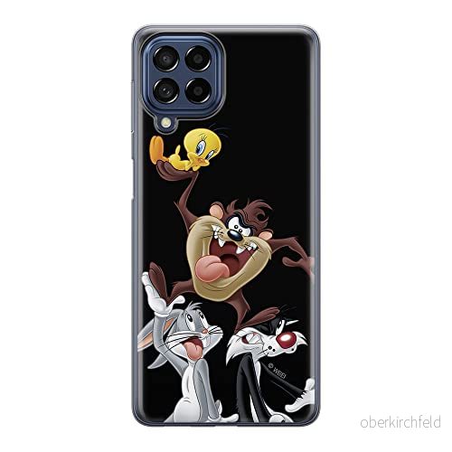 ERT GROUP mobiltelefonfodral för Samsung M33 5G originalt och officiellt licensierat Looney Tunes mönster 001 optimalt anpassad till formen på mobiltelefonen, fodral tillverkad av TPU plast 5905511340803