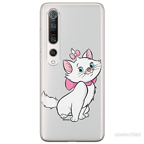 ERT GROUP mobiltelefonfodral för Xiaomi MI 10 / PRO originalt och officiellt licensierat Disney mönster Marie 007 optimalt anpassad till formen på mobiltelefonen, gedeeltelijk transparant 5905131130297