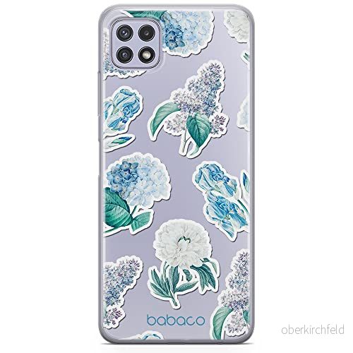 ERT GROUP mobiltelefonfodral för Samsung A22 5G originalt och officiellt licensierat Babaco mönster Flowers 029 optimalt anpassad till formen på mobiltelefonen, gedeeltelijk transparant 5905131274502