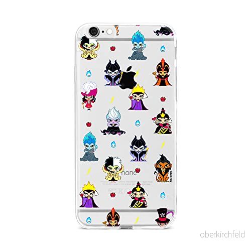 ERT GROUP mobiltelefonfodral för Iphone 6/6S originalt och officiellt licensierat Disney mönster Villains 007 optimalt anpassad till formen på mobiltelefonen, gedeeltelijk transparant 5905131384645