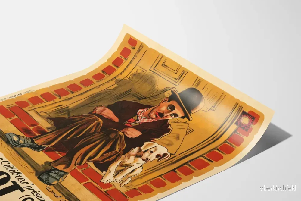 Vintageposter Charlie Chaplin En Hunds Liv - Bild 3