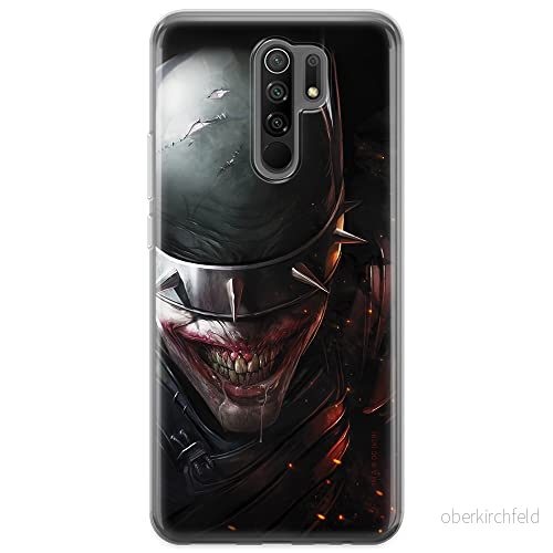 ERT GROUP mobiltelefonfodral för Xiaomi REDMI 9 originalt och officiellt licensierat DC mönster Batman Who Laughs 002 optimalt anpassad till formen på mobiltelefonen, fodral tillverkad av TPU plast 5903040307014