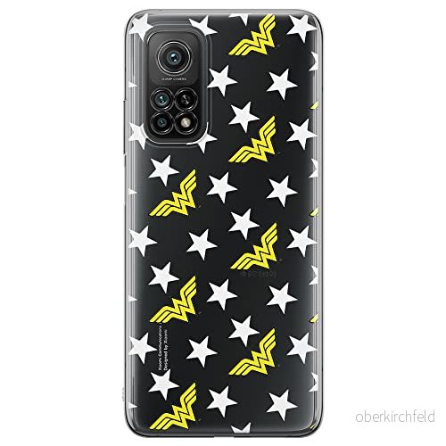ERT GROUP mobiltelefonfodral för Xiaomi MI 10T 5G / PRO originalt och officiellt licensierat DC mönster Wonder Woman 007 anpassad till formen på mobiltelefonen, gedeeltelijk transparant 5903040344644