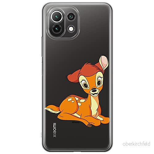 ERT GROUP mobiltelefonfodral för Xiaomi 11 LITE 4G/5G originalt och officiellt licensierat Disney mönster Bambi 016, gedeeltelijk transparant 5905131166289