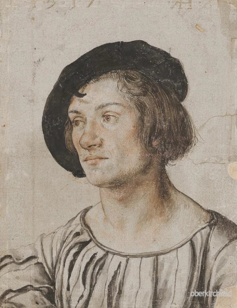 Målning Portrait av en ung man - Ambrosius Holbein | Konsttryck - Bild 2