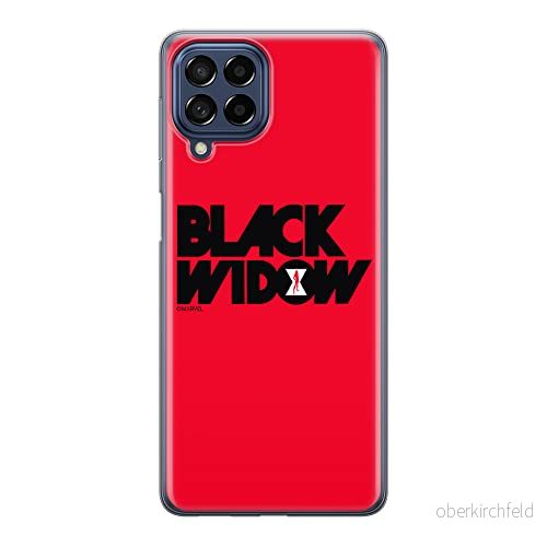ERT GROUP mobiltelefonfodral för Samsung M53 5G originalt och officiellt licensierat Marvel mönster Black Widow 010 optimalt anpassad till formen på mobiltelefonen, fodral tillverkad av TPU plast 5905511381622
