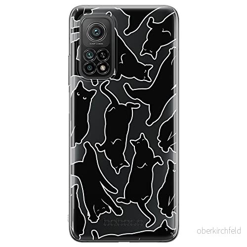 ERT GROUP mobiltelefonfodral för Huawei P30 originalt och officiellt licensierat Babaco mönster Cats 005 Vit optimalt anpassad till formen på mobiltelefonen, gedeeltelijk transparant 5905131124647
