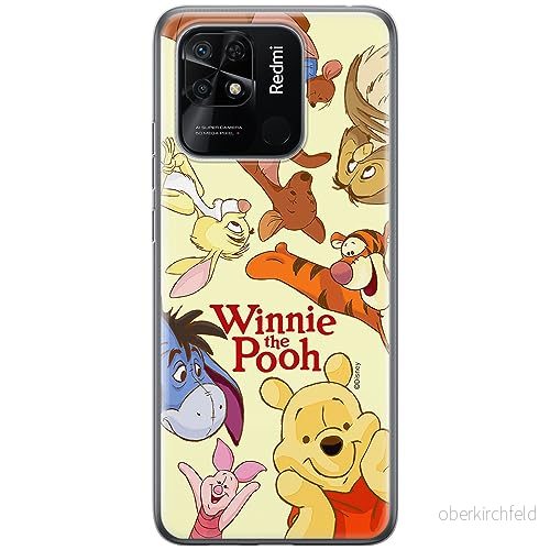 ERT GROUP mobiltelefonfodral för Xiaomi REDMI 10C originalt och officiellt licensierat Disney mönster Winnie the Pooh & Friends 046, fodral tillverkad av TPU plast 5905795044817