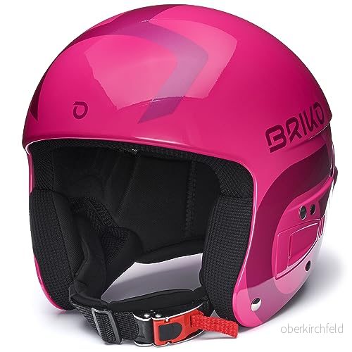 Briko, HELMET Unisex vuxen, glänsande rödviolett metallisk rosa, 56 8059075249403