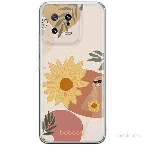 ERT GROUP mobiltelefonfodral för Xiaomi 13 originalt och officiellt licensierat Babaco mönster Flowers 015 optimalt anpassad till formen på mobiltelefonen, fodral tillverkad av TPU plast 5905511902919