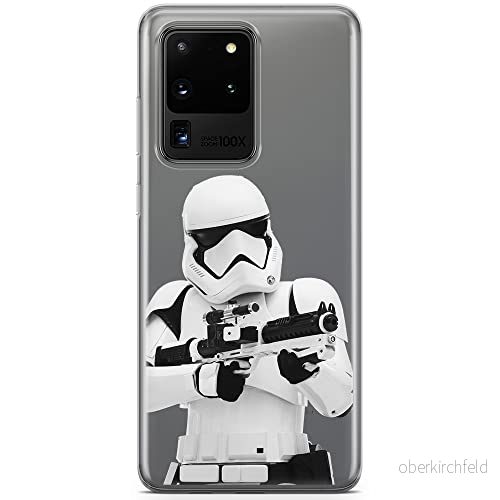 ERT GROUP Mobiltelefonskal för Samsung S20 Ultra original och officiellt licensierat Star Wars mönster Stormtrooper 007 anpassad till mobiltelefonens form, delvis transparent 5903537529660