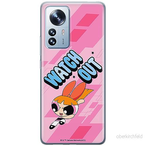ERT GROUP mobiltelefonfodral för Xiaomi 12 / 12X originalt och officiellt licensierat The Powerpuff Girls mönster 035, fodral tillverkad av TPU plast 5905511980733