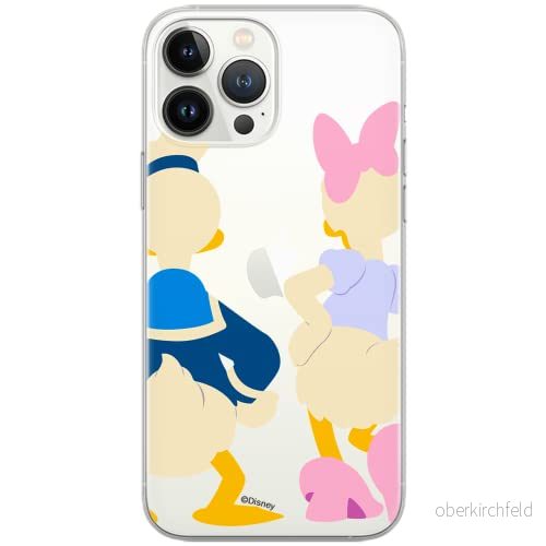 ERT GROUP mobiltelefonfodral för Huawei P30 originalt och officiellt licensierat Disney mönster Donald & Daisy 001 Vit optimalt anpassad till formen på mobiltelefonen, gedeeltelijk transparant 5903040574676