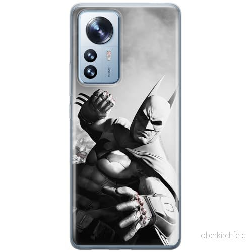 ERT GROUP mobiltelefonfodral för Xiaomi 12 PRO originalt och officiellt licensierat DC mönster Batman 019 optimalt anpassad till formen på mobiltelefonen, fodral tillverkad av TPU plast 5905511514969