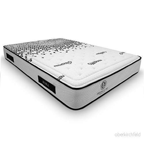 Duérmete Online Premium Bora Memory Skum madrass, optimal komfort, termoregulerande tyg, Sensbehandlad behandling, skum, Vit, 140x180 8445355004211