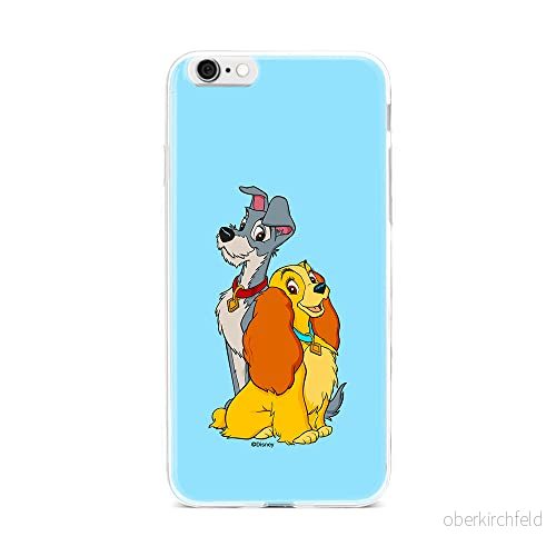 ERT GROUP mobiltelefonfodral för Iphone 6 PLUS originalt och officiellt licensierat Disney mönster Lady and the Tramp 003 anpassad till formen på mobiltelefonen, fodral tillverkad av TPU plast 5905131151780