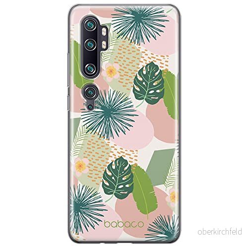 ERT GROUP mobiltelefonfodral för Xiaomi MI NOTE 10 / PRO originalt och officiellt licensierat Babaco mönster Plants 012, fodral tillverkad av TPU plast 5903932580273