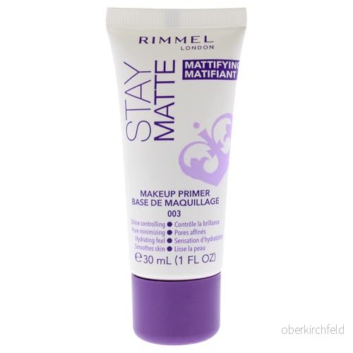 Rimmel London Stay Matte Primer Clear 003, 30 ML 3607342682757