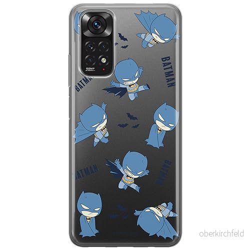 ERT GROUP mobiltelefonfodral för Xiaomi REDMI NOTE 11 4G/ 11S 4G originalt och officiellt licensierat DC mönster Batman 076 optimalt anpassad till formen på mobiltelefonen, gedeeltelijk transparant 5905131508003
