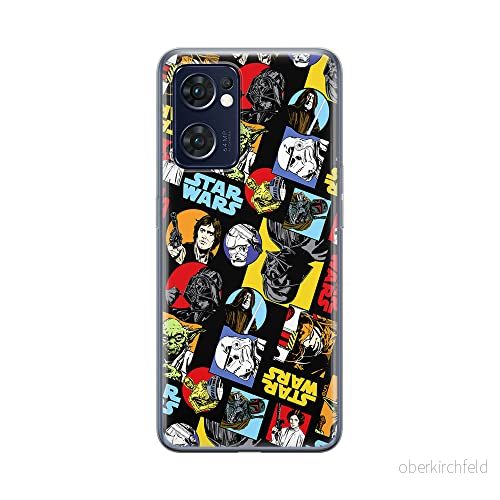 ERT GROUP mobiltelefonfodral för Oppo RENO 7 5G originalt och officiellt licensierat Star Wars mönster 018 optimalt anpassad till formen på mobiltelefonen, fodral tillverkad av TPU plast 5905511311070
