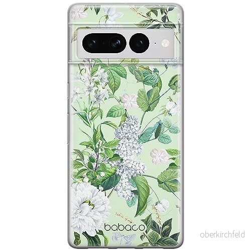 ERT GROUP mobiltelefonfodral för Google PIXEL 7 PRO originalt och officiellt licensierat Babaco mönster Flowers 038 optimalt anpassad till formen på mobiltelefonen, fodral tillverkad av TPU plast 5905795172589