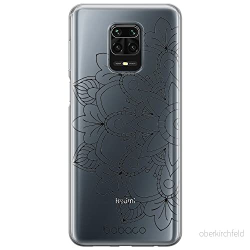 ERT GROUP mobiltelefonfodral för Xiaomi REDMI NOTE 9 PRO/ 9S originalt och officiellt licensierat Babaco mönster Mandalas 005 optimalt anpassad till formen på mobiltelefonen, gedeeltelijk transparant 5904805835841
