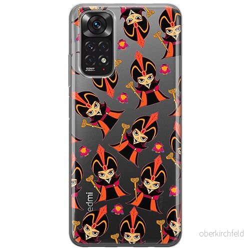 ERT GROUP mobiltelefonfodral för Xiaomi REDMI NOTE 11 4G/ 11S 4G originalt och officiellt licensierat Disney mönster Jafar 002 anpassad till formen på mobiltelefonen, gedeeltelijk transparant 5905131405463