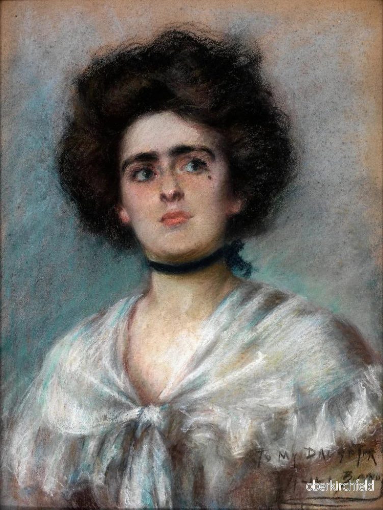 Målning Laura à Fichu - Alice Pike Barney | Konsttryck - Bild 2