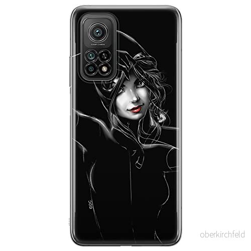 ERT GROUP mobiltelefonfodral för Xiaomi MI 10T 5G / PRO originalt och officiellt licensierat DC mönster Catwoman 002 anpassad till formen på mobiltelefonen, fodral tillverkad av TPU plast 5903040350652