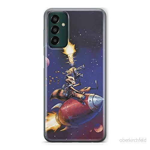 ERT GROUP mobiltelefonfodral för Samsung M13 4G originalt och officiellt licensierat Marvel mönster Rocket 007 optimalt anpassad till formen på mobiltelefonen, fodral tillverkad av TPU plast 5905511328399