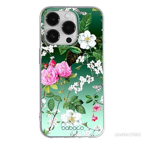 ERT GROUP mobiltelefonfodral för Iphone 14 PRO MAX originalt och officiellt licensierat Babaco mönster Flowers 035 optimalt anpassad till formen på mobiltelefonen, fodral tillverkad av TPU plast 5905131936769