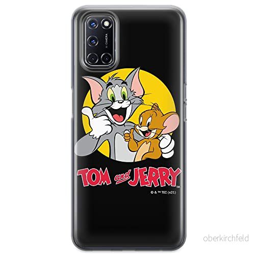 ERT GROUP mobiltelefonfodral för Oppo A92/ A72/ A52 originalt och officiellt licensierat Tom and Jerry mönster 013 optimalt anpassad till formen på mobiltelefonen, fodral tillverkad av TPU plast 5904805274749