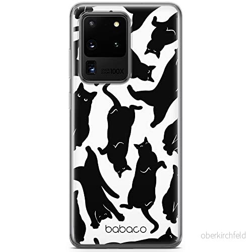 ERT GROUP mobiltelefonfodral för Samsung S20 ULTRA / S11 PLUS originalt och officiellt licensierat Babaco mönster Cats 005 anpassad till formen på mobiltelefonen, fodral tillverkad av TPU plast 5905131100900