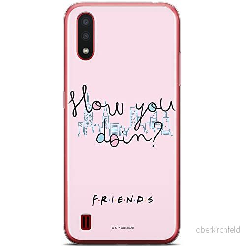ERT GROUP mobiltelefonfodral för Samsung A01 originalt och officiellt licensierat Friends mönster 008 optimalt anpassad till formen på mobiltelefonen, fodral tillverkad av TPU plast 5903932268324