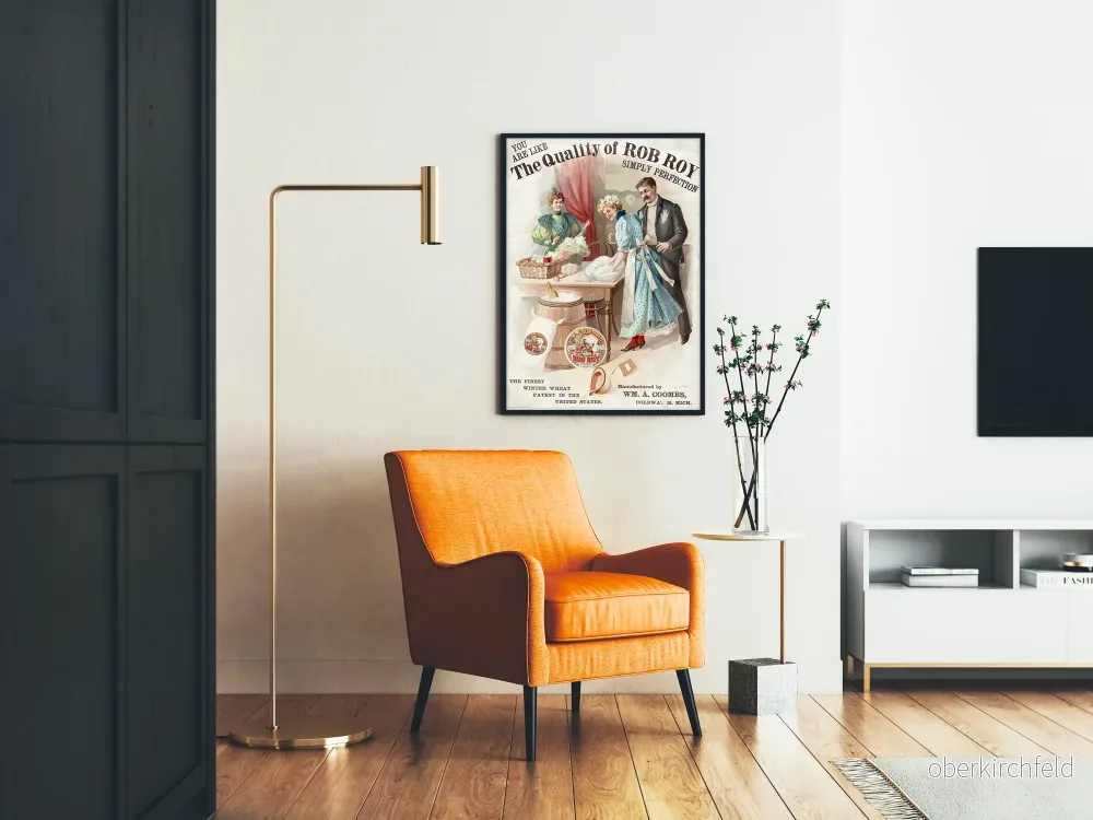 Vintage reklamposter Rob Roy W.A. Coombs - Bild 2
