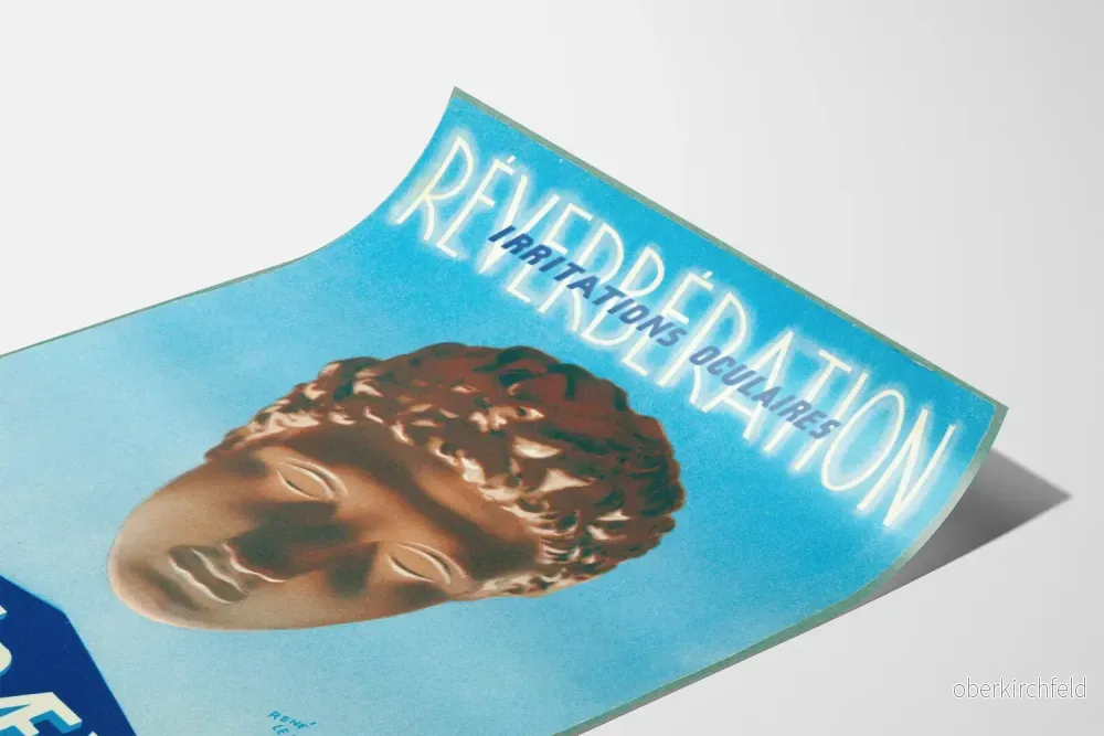 Vintagemuralposter Optraex - Väggdekoration Drömverkan och Ögonirritationer - Bild 3